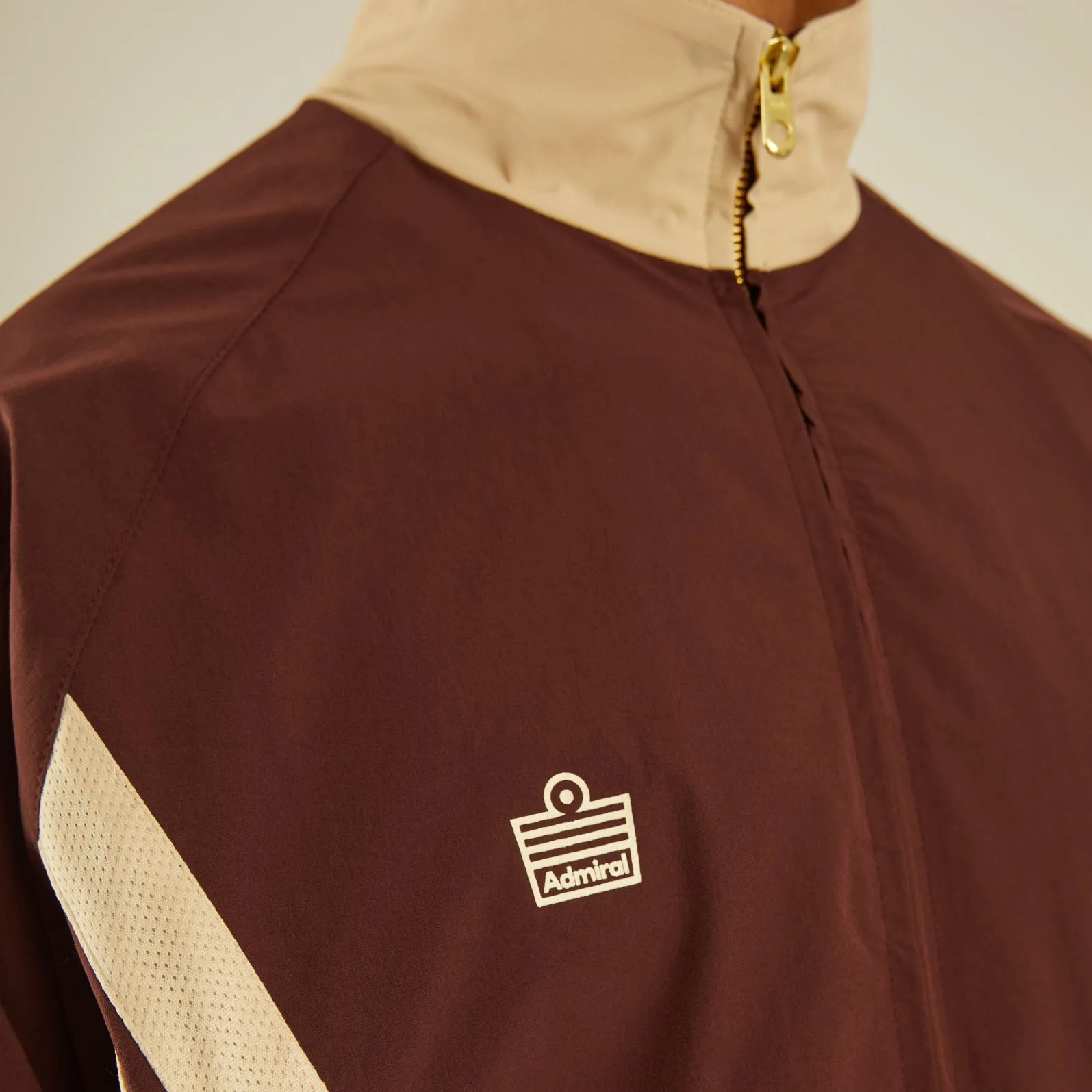 Almost Home x Admiral Original Zip Track Jacket - Coventry Brown