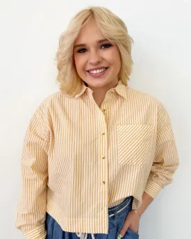 Asia Cropped Button Down