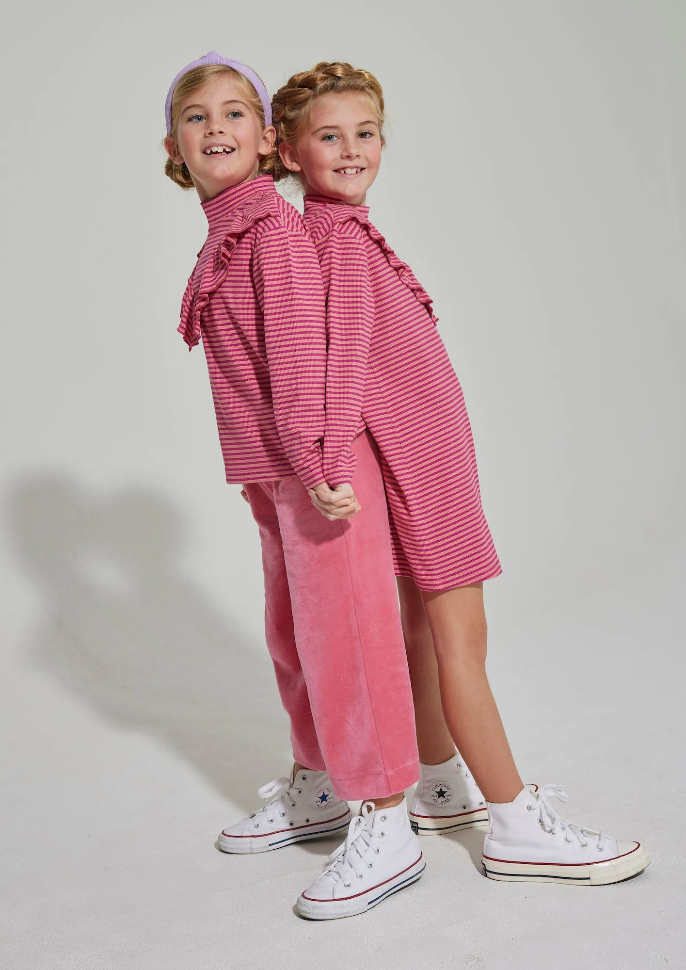 Aspen Dress - Cranberry Metallic Stripe