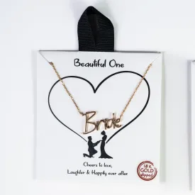 Beautiful One Necklace