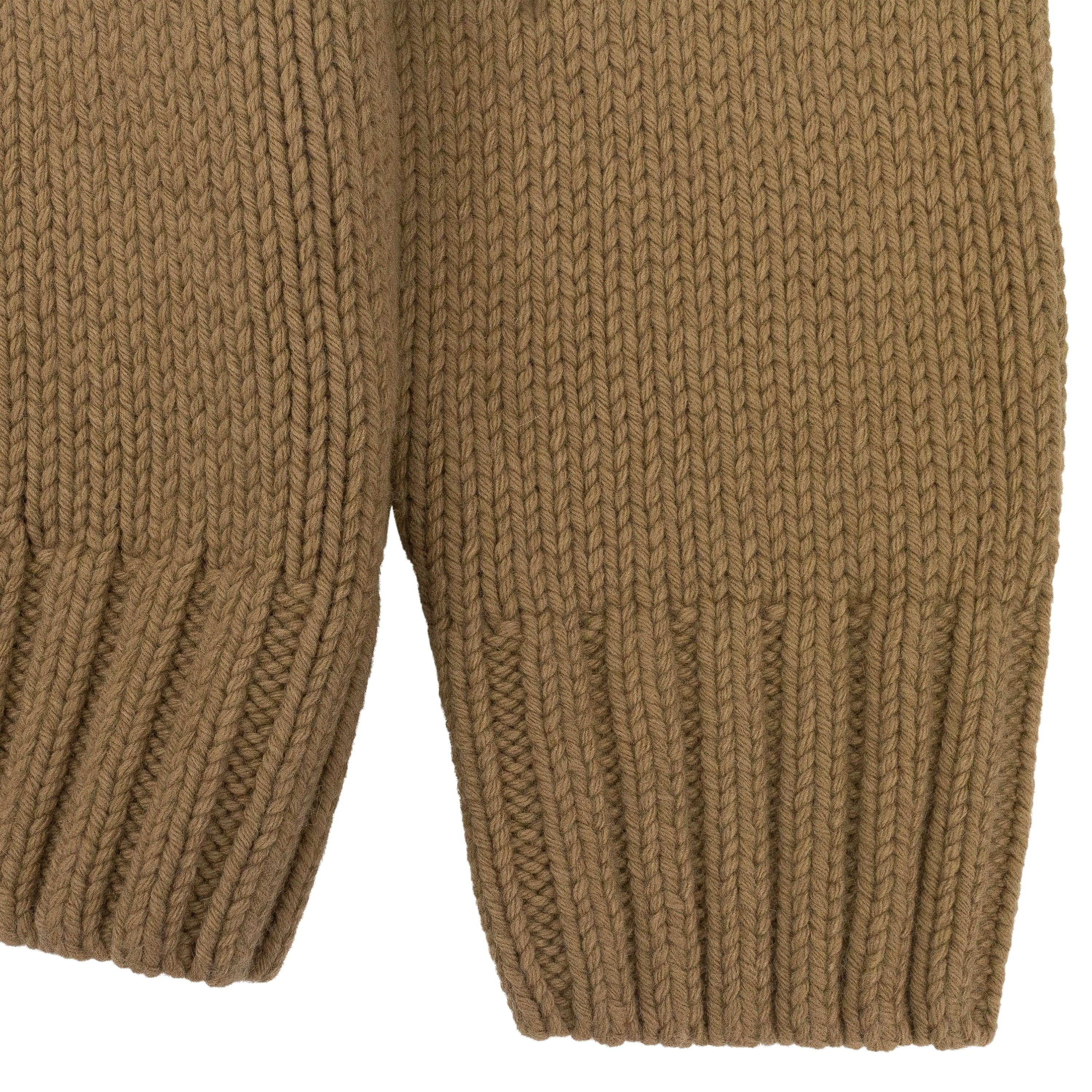BEIGE ARCHIVE TURTLENECK PULLOVER CAMEL SWEATER