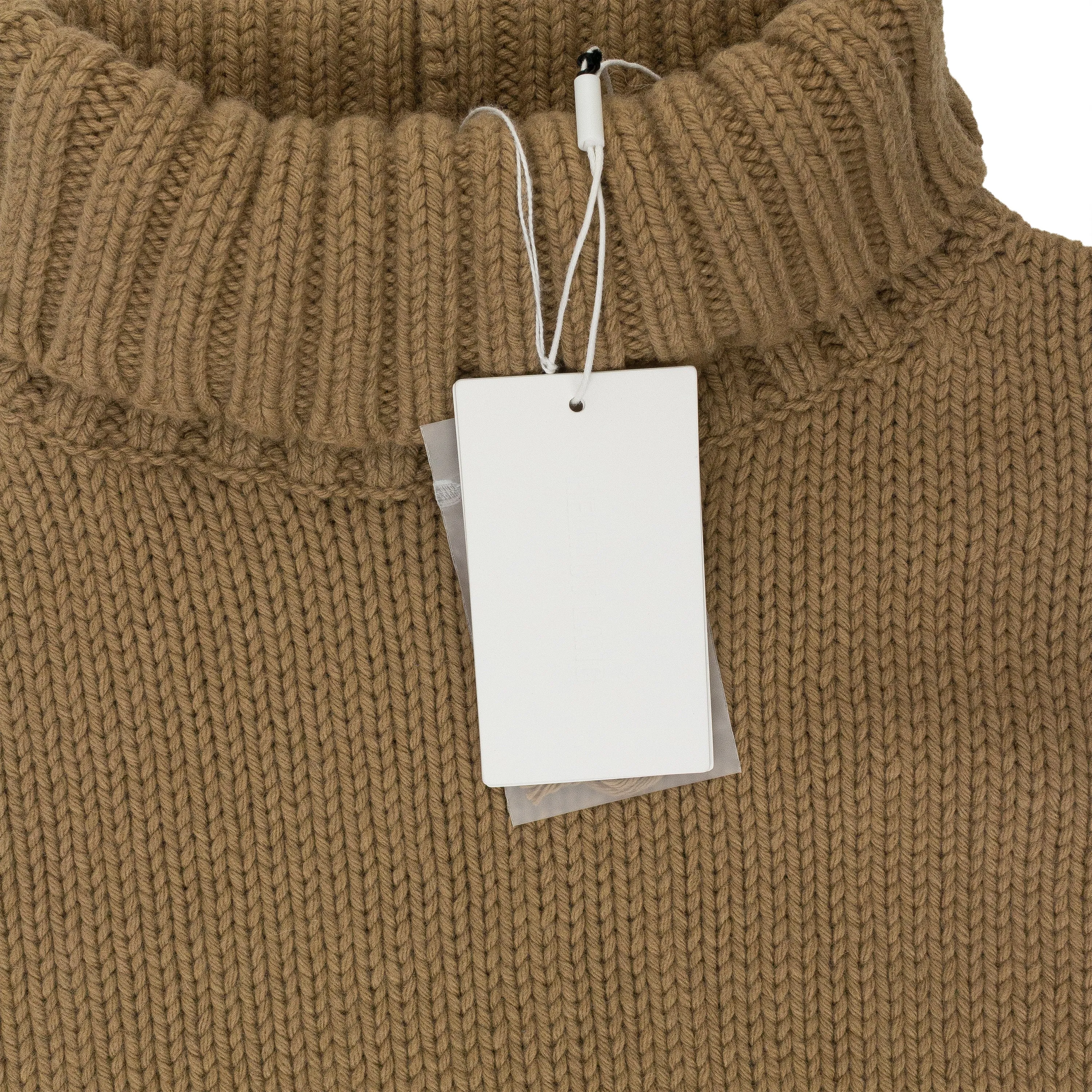 BEIGE ARCHIVE TURTLENECK PULLOVER CAMEL SWEATER