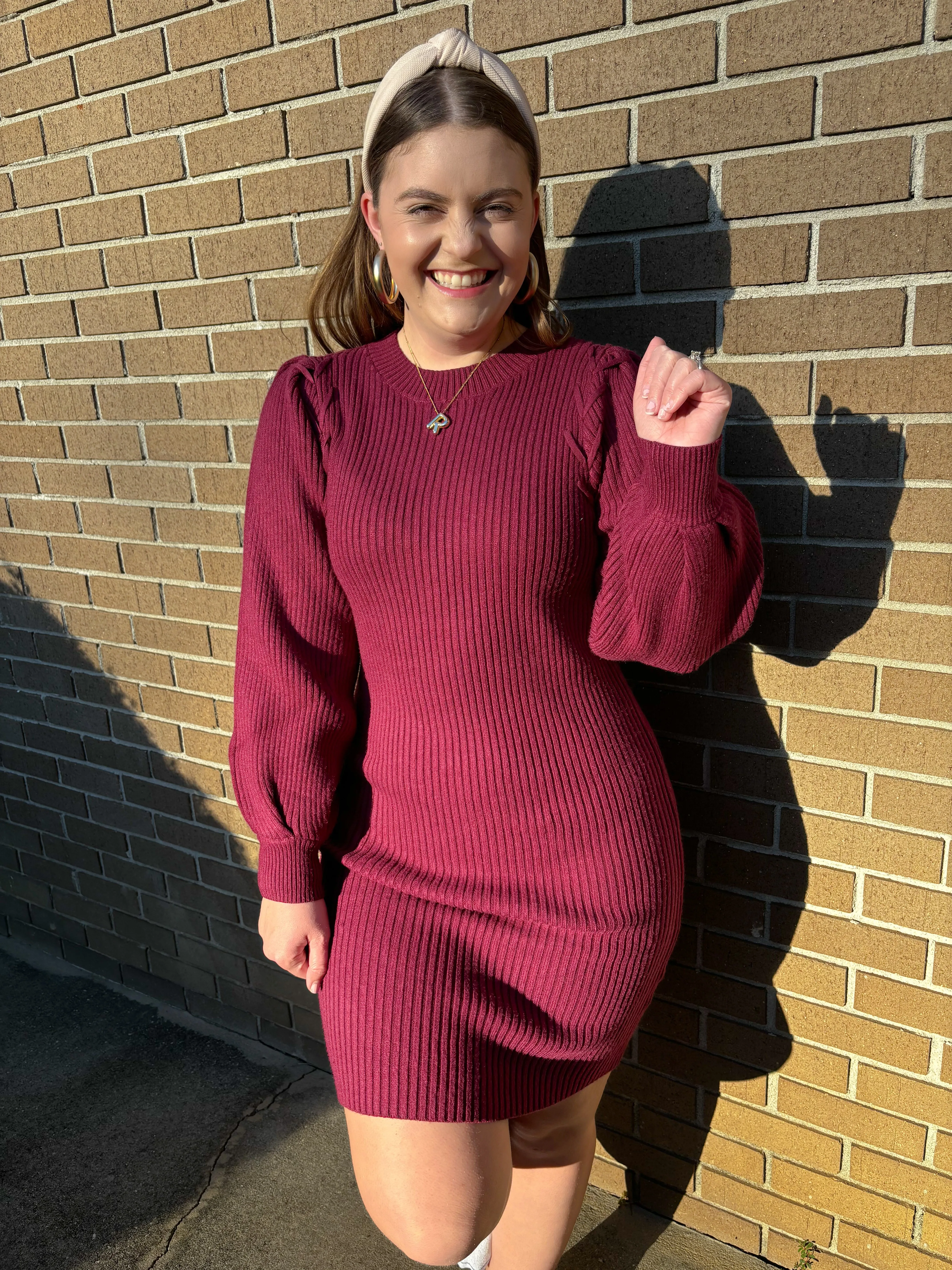 Berry Crush Sweater Dress