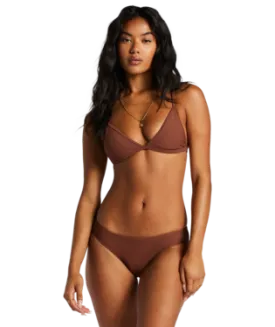 Billabong Tanline Ceci Triangle Bikini Top - Mocha