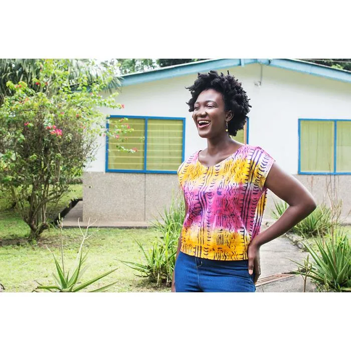 Boxy  Blouse - In Rainbow