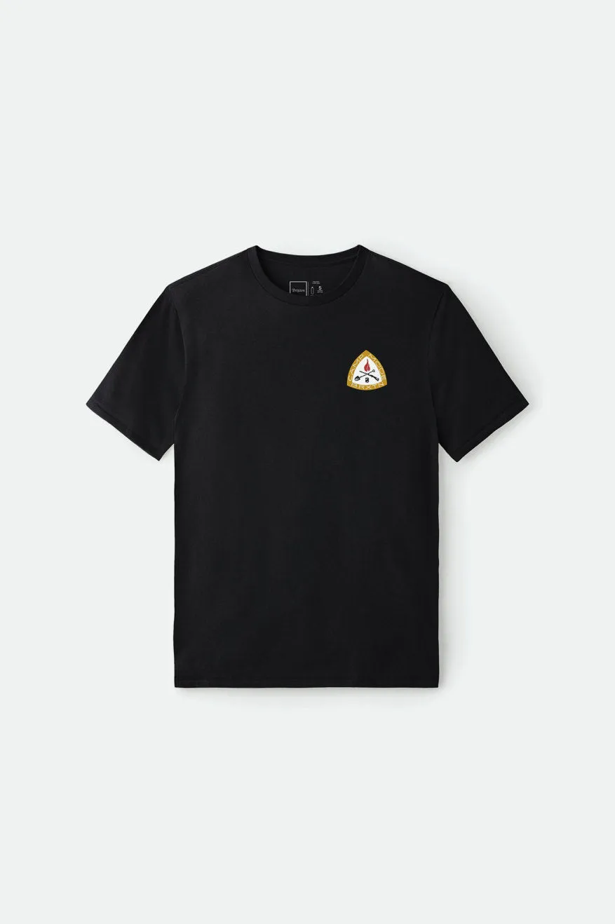 Camp Mode Recycled S/S Standard Tee - Black