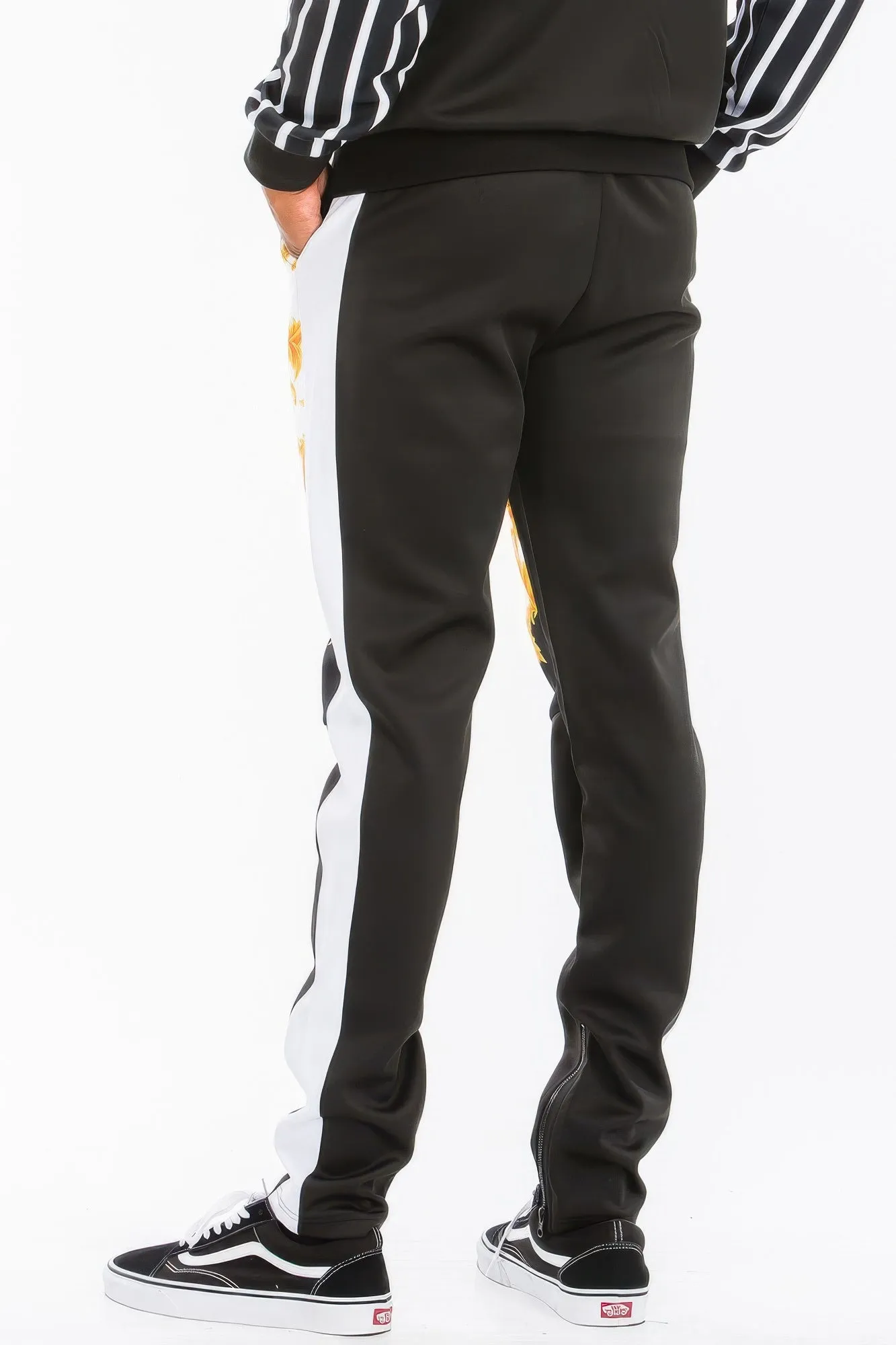 Casual Breathable Span Print Tracksuit