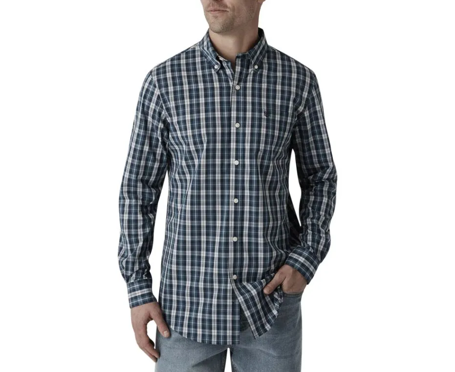 Chaps Mens Sustainable Stretch Long Sleeve Button Down Shirt
