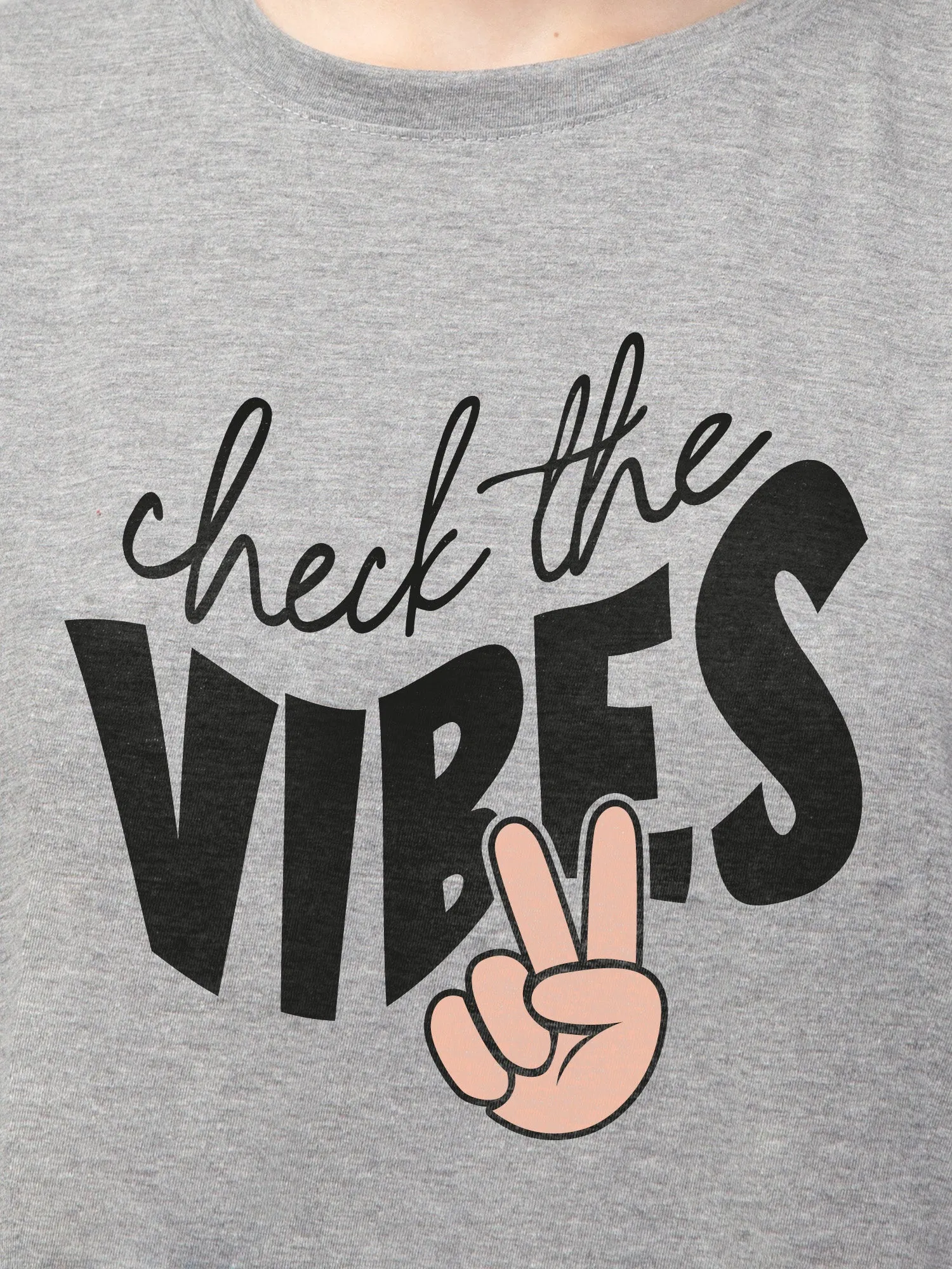 Check The Vibes Cotton Mens T Shirt and Shorts Combo Set(Plus size)