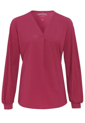 D91350-91313 - Functional Tunika Bluse - rot