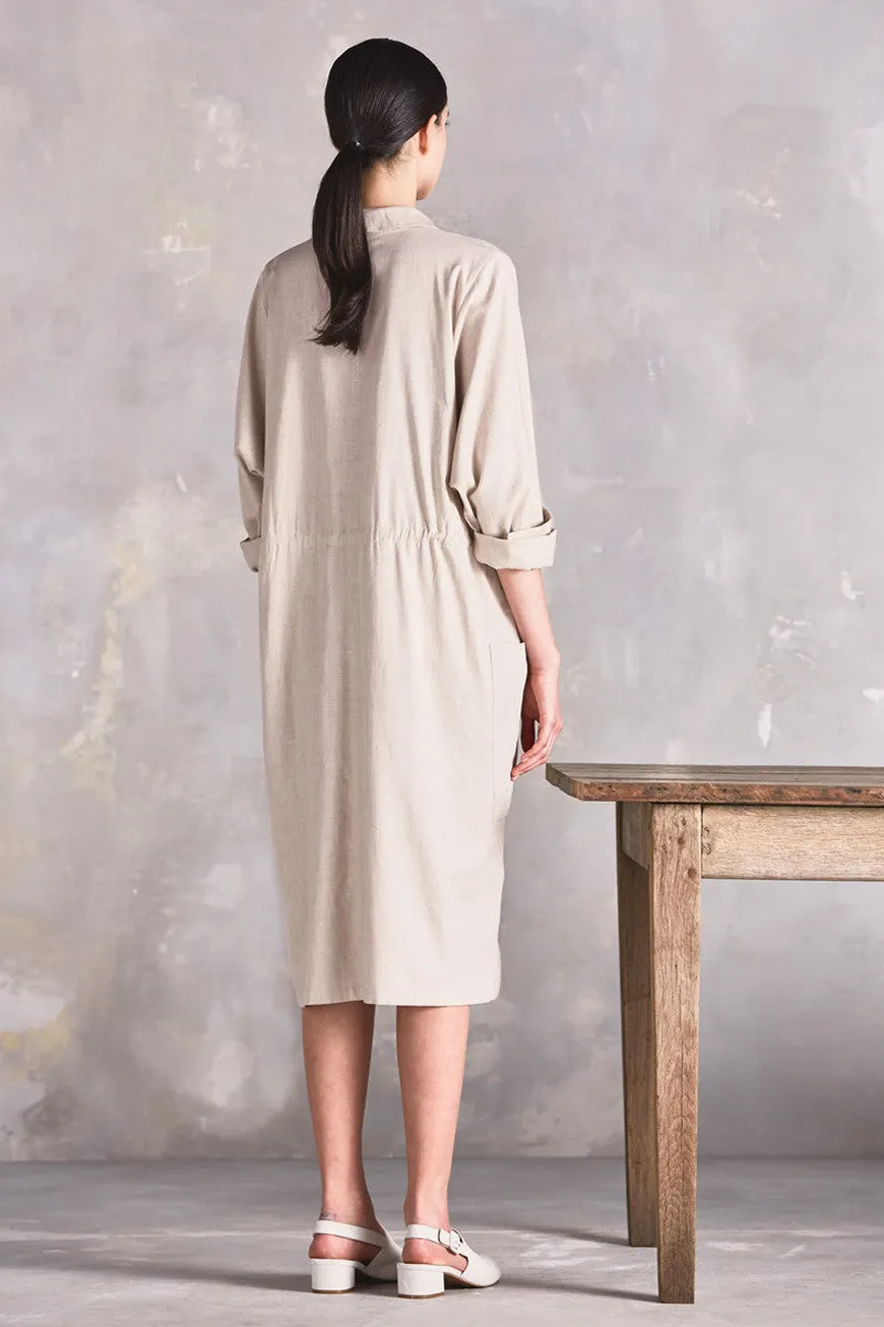 Detour Shirt Dress - Oatmeal