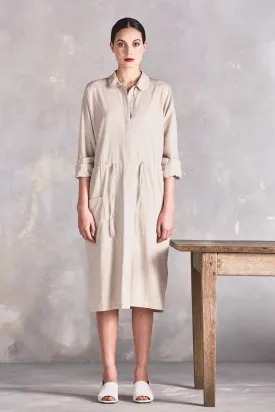 Detour Shirt Dress - Oatmeal