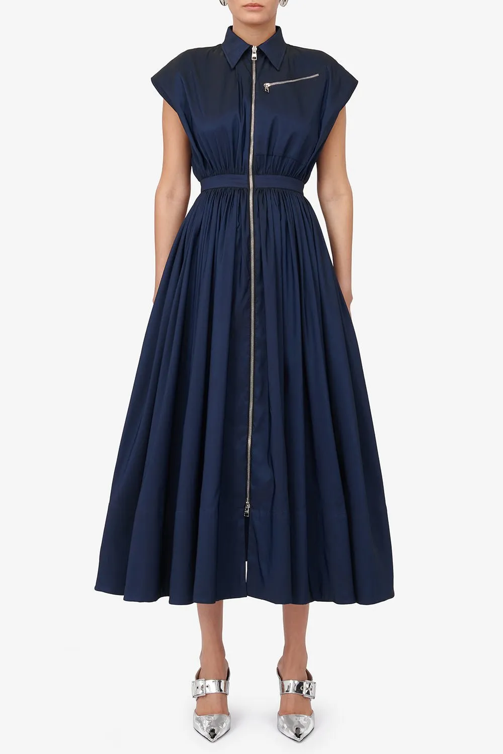 Dropped Shoulder Shirt Dress