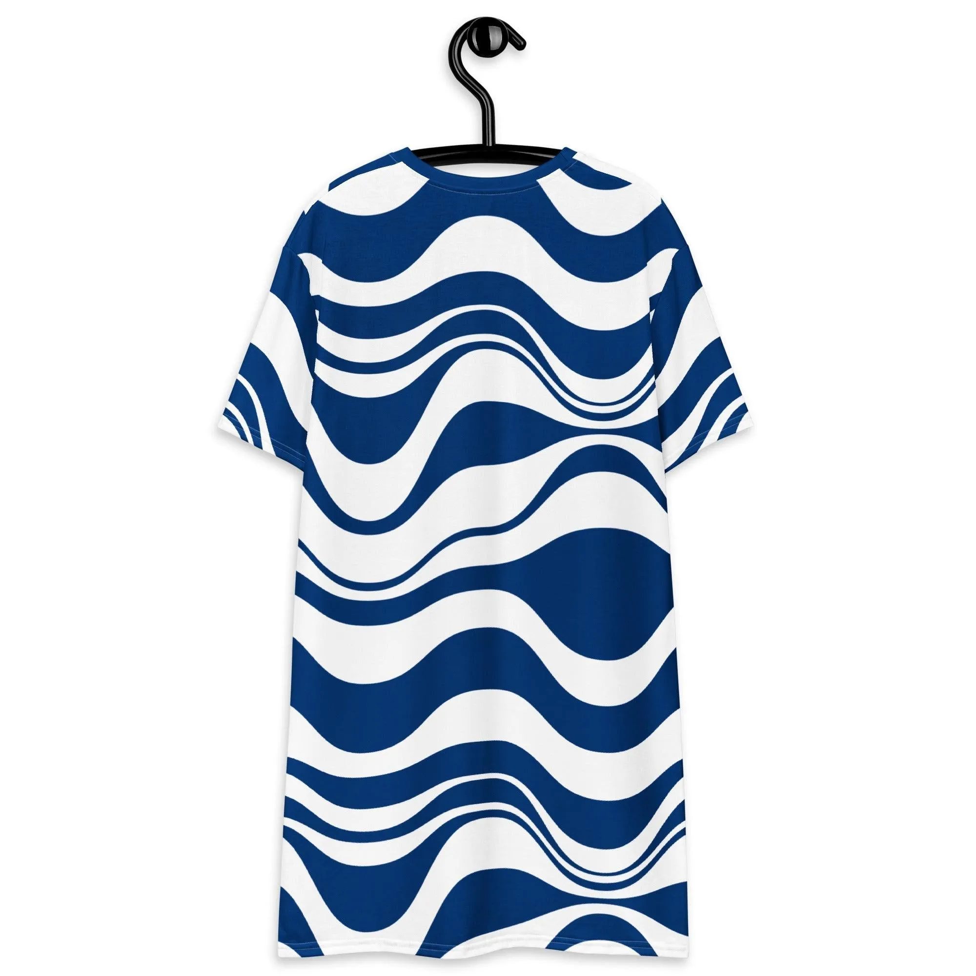 ENERGY WAVES blue - T-shirt dress