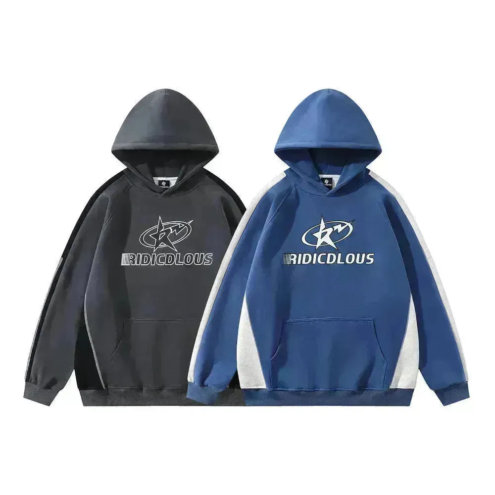 Fall American star Printed Hoodie Sweatshirt Pullover High Street Fashion