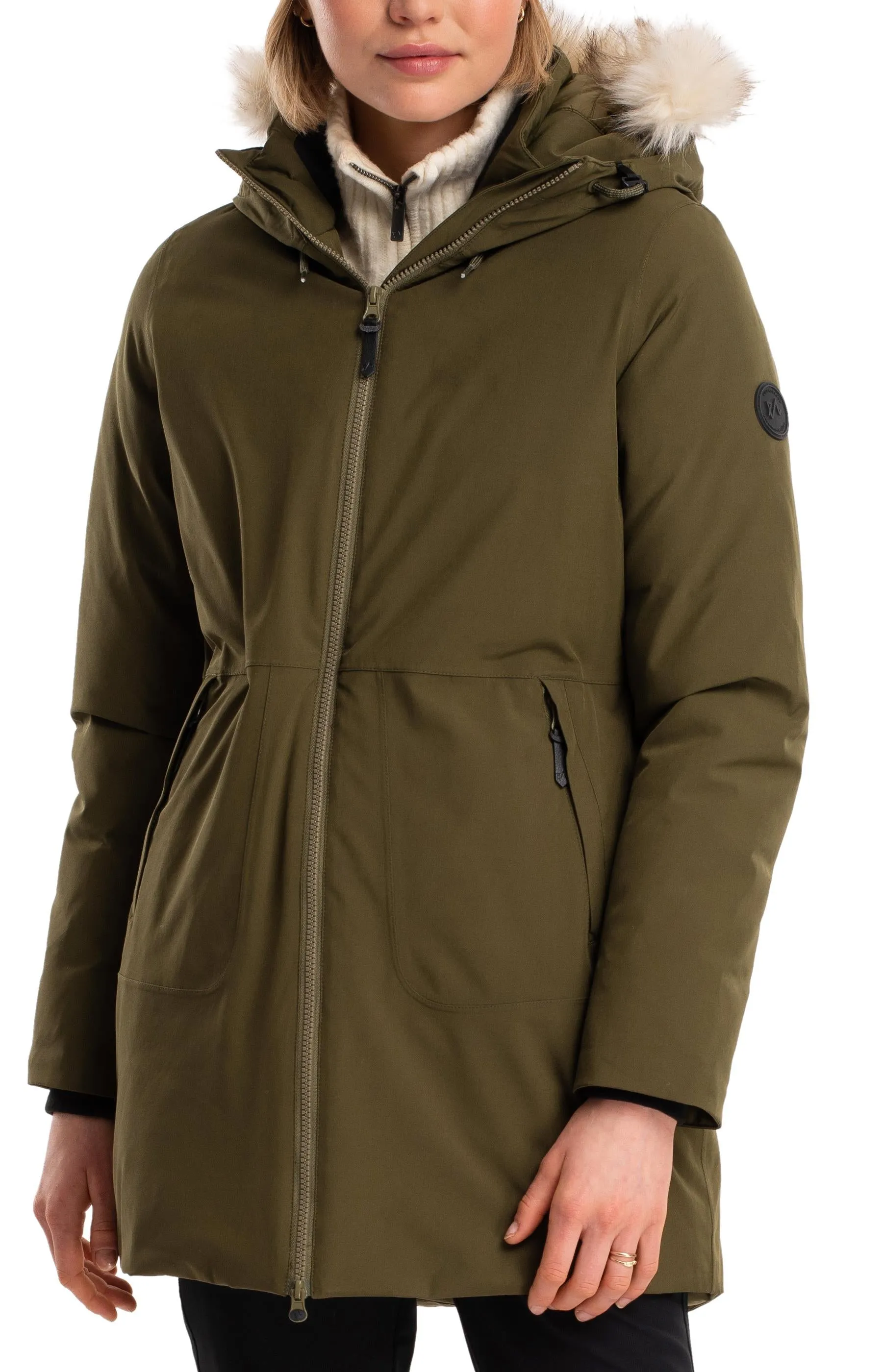 Finse Parkas - Oliven