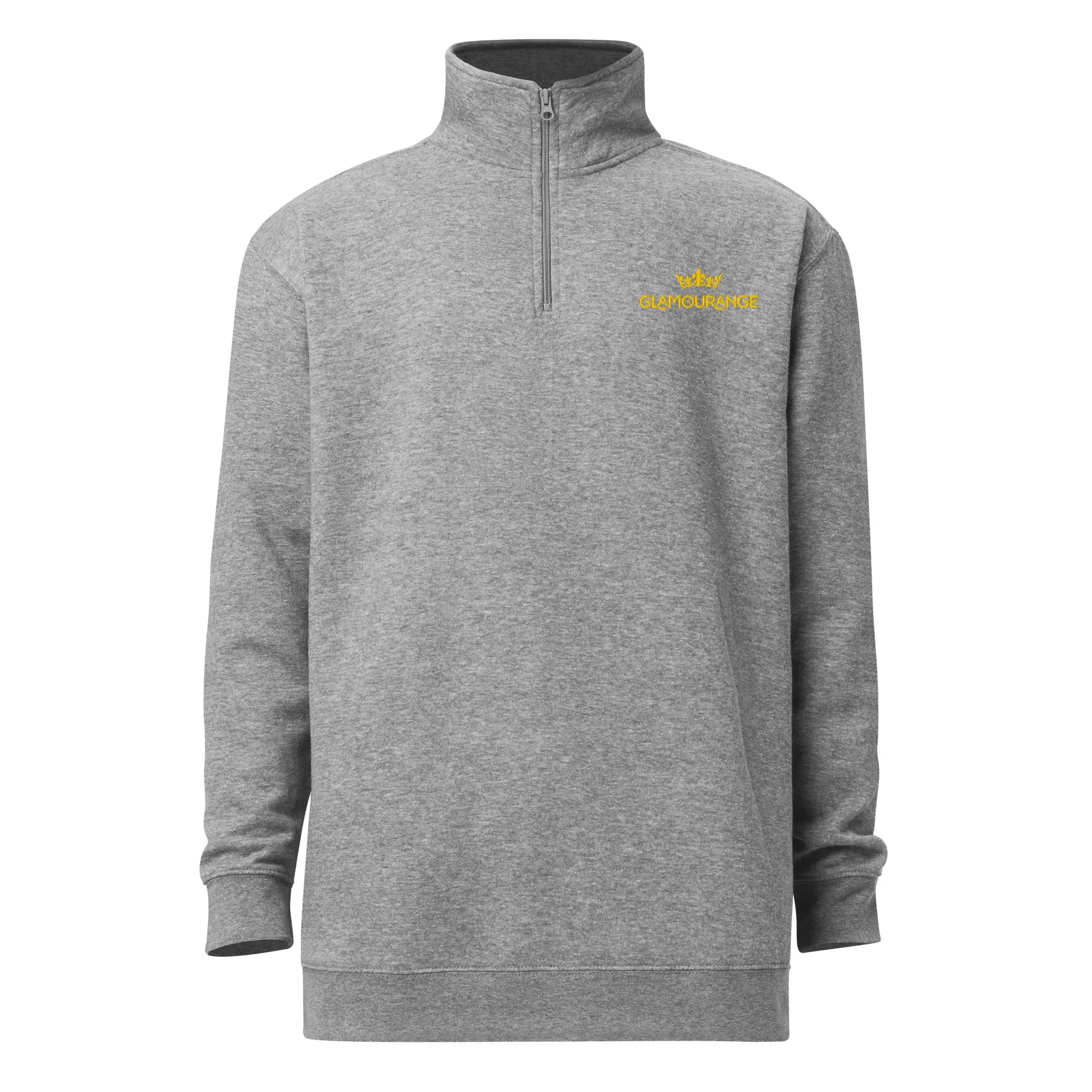 Fleece Pullover Embroidery - Carbon Grey (Glamourange Winter Embroidery Fleece Pullover Collection)