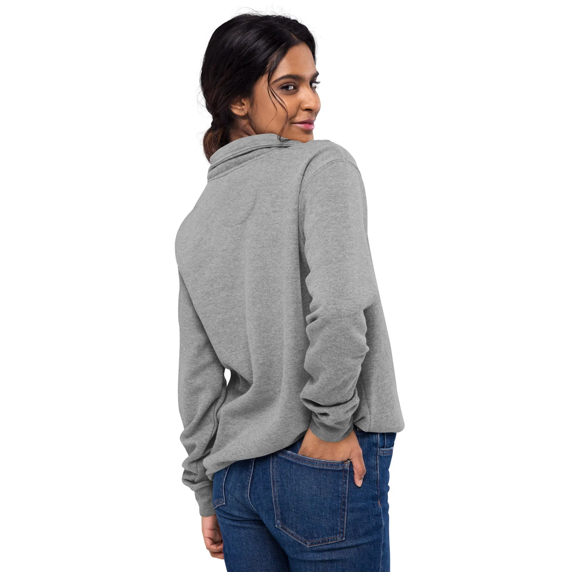Fleece Pullover Embroidery - Carbon Grey (Glamourange Winter Embroidery Fleece Pullover Collection)