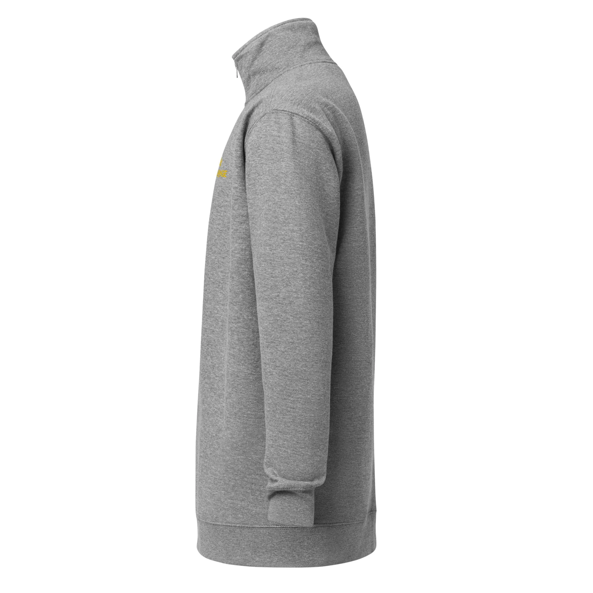 Fleece Pullover Embroidery - Carbon Grey (Glamourange Winter Embroidery Fleece Pullover Collection)