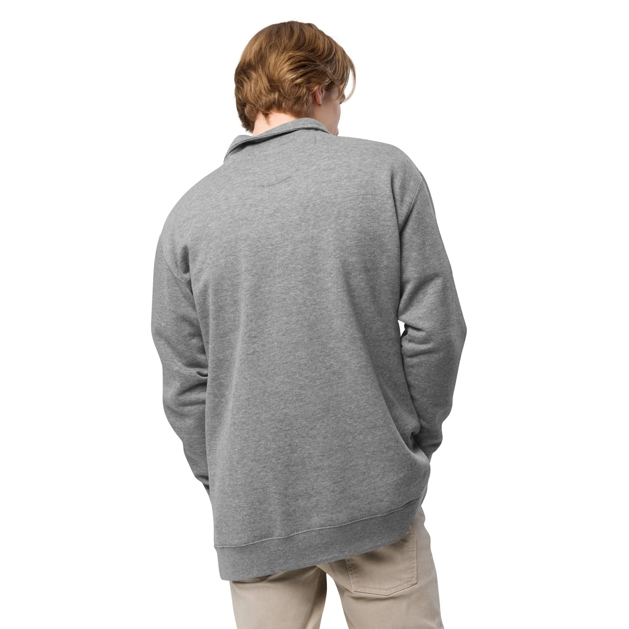 Fleece Pullover Embroidery - Carbon Grey (Glamourange Winter Embroidery Fleece Pullover Collection)