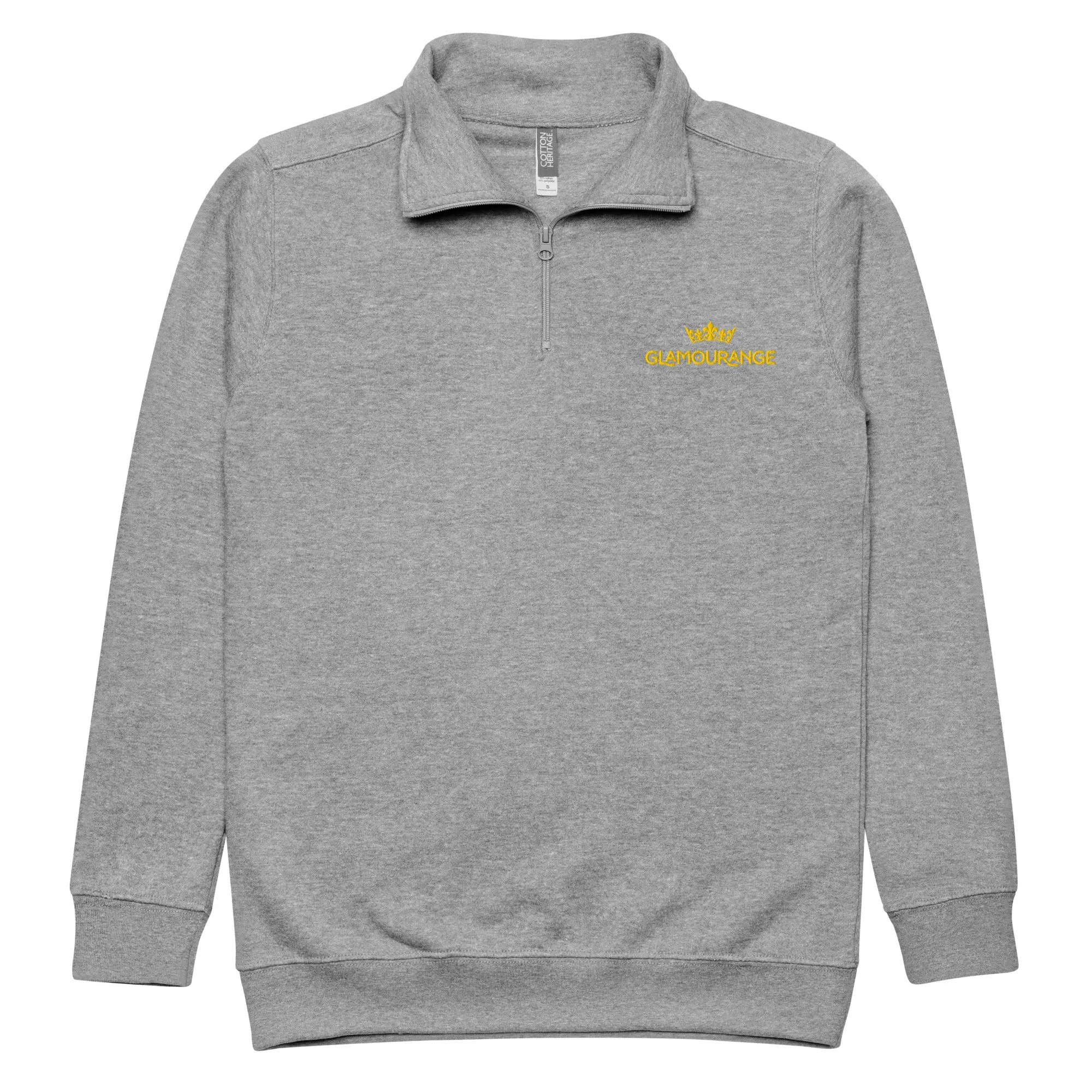 Fleece Pullover Embroidery - Carbon Grey (Glamourange Winter Embroidery Fleece Pullover Collection)