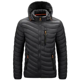 Fleece Slim Waterproof Hooded Parka Coat