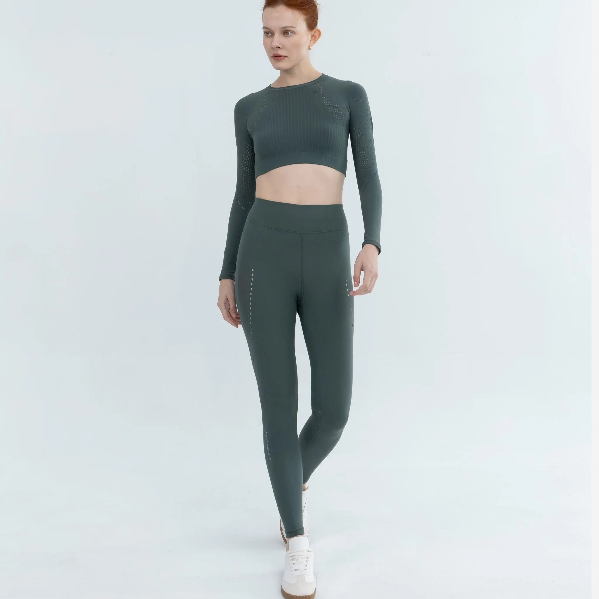 Glimmer Seamless Cropped Pullover- Ultra Short