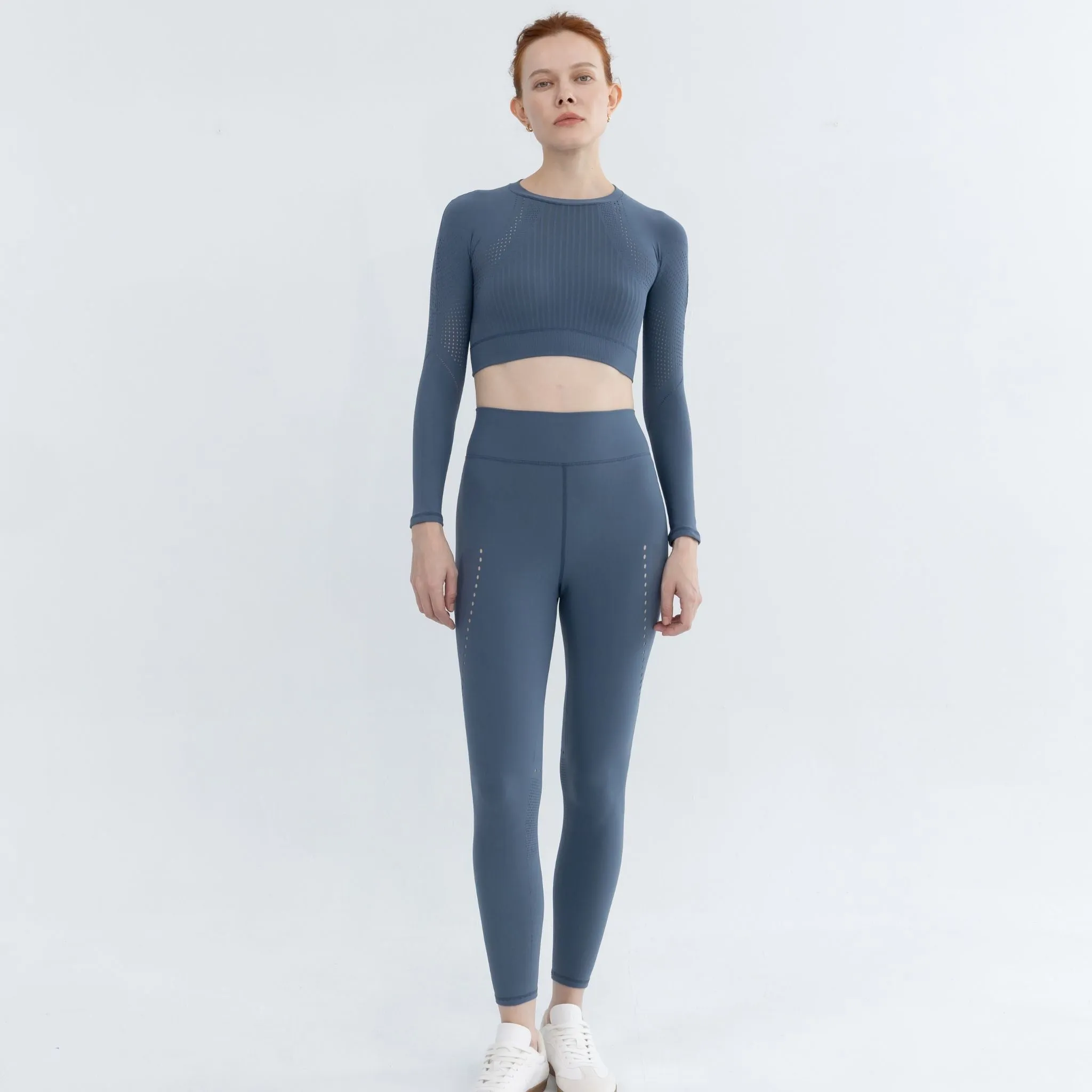 Glimmer Seamless Cropped Pullover- Ultra Short