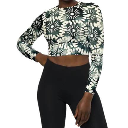 Jollof  Long Sleeve Crop Top