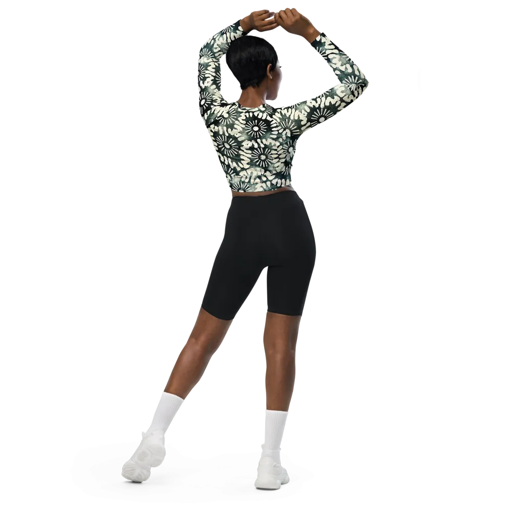 Jollof  Long Sleeve Crop Top