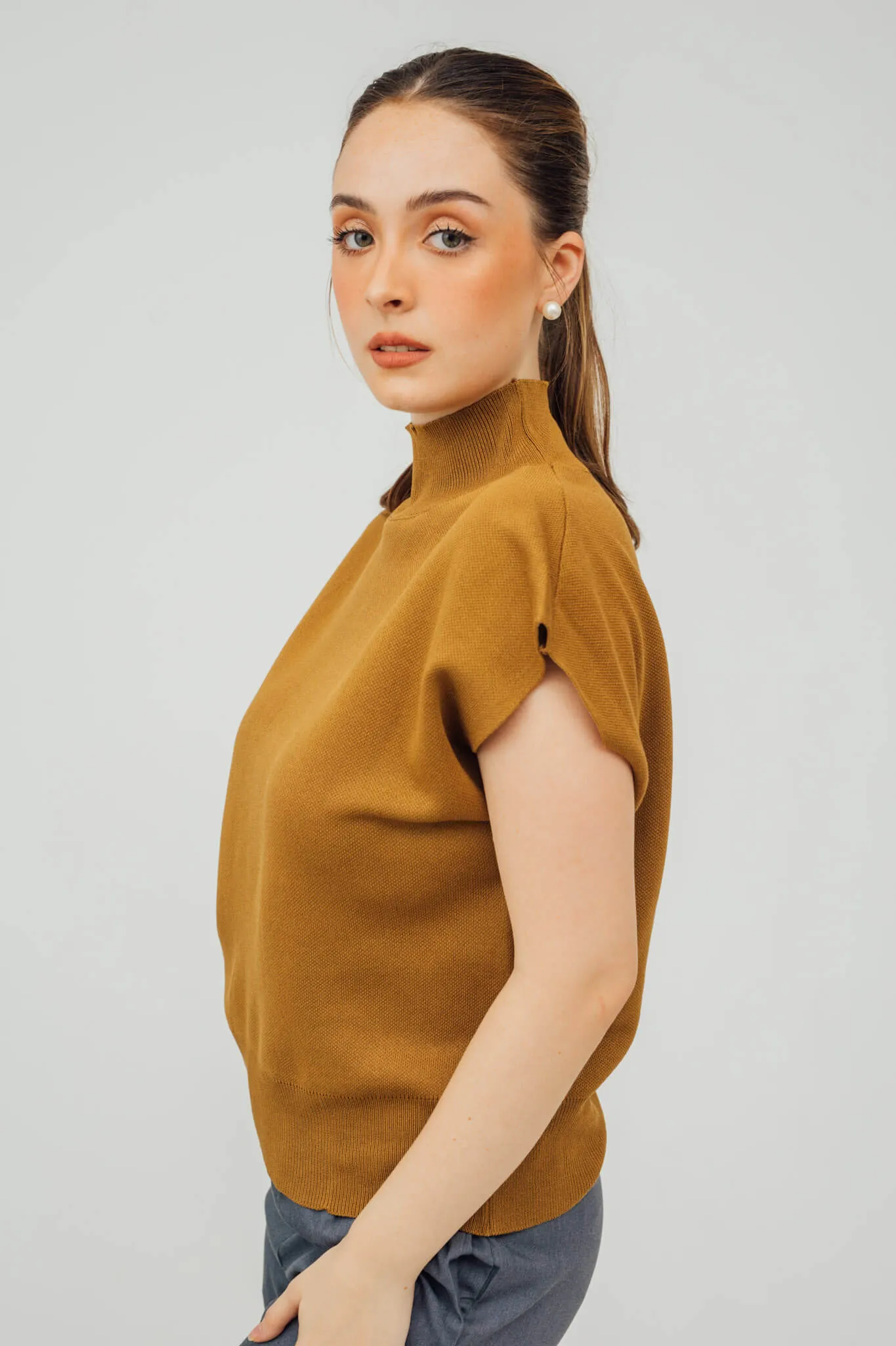 Karlie Turtleneck Knit Top
