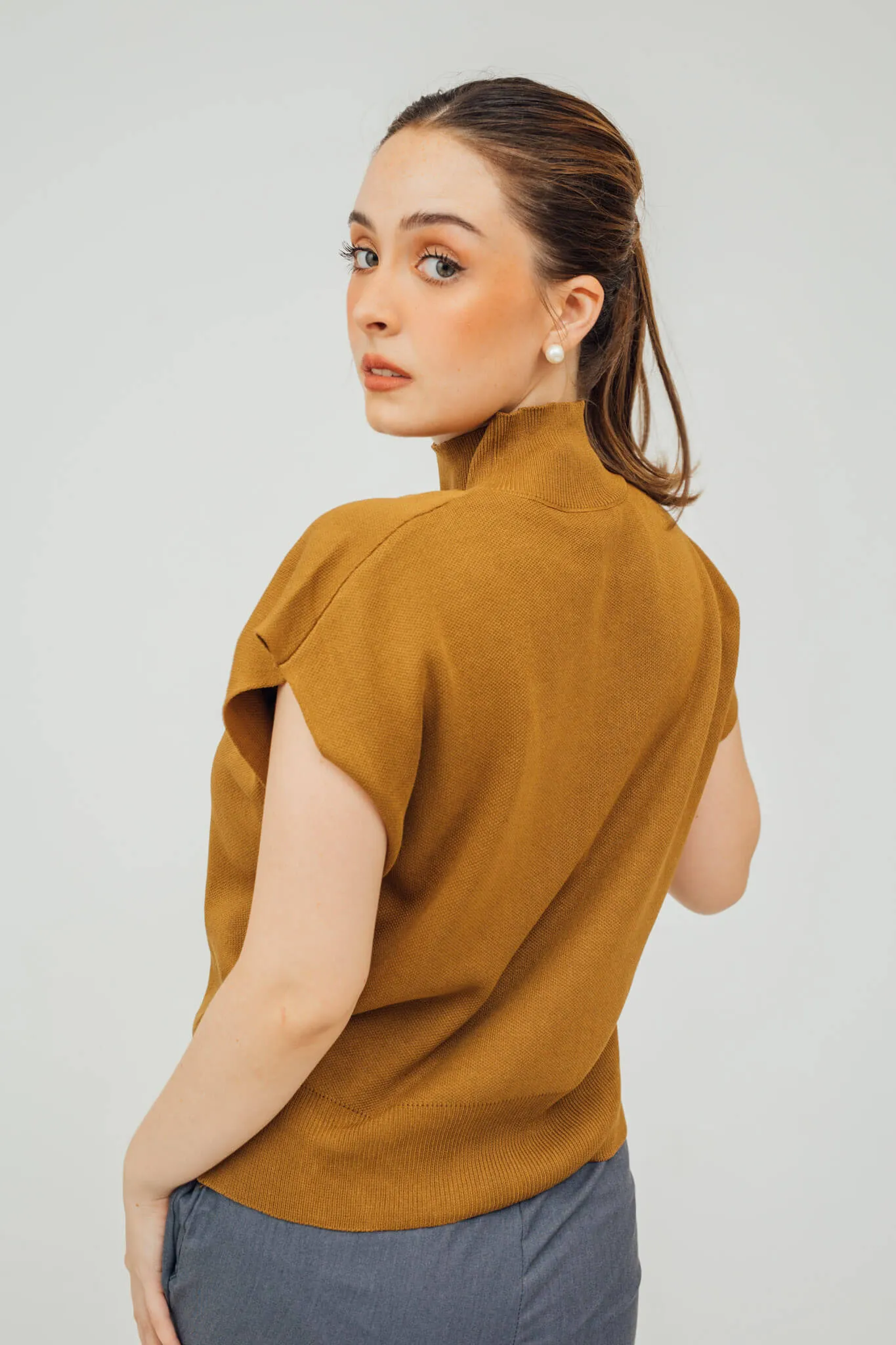 Karlie Turtleneck Knit Top