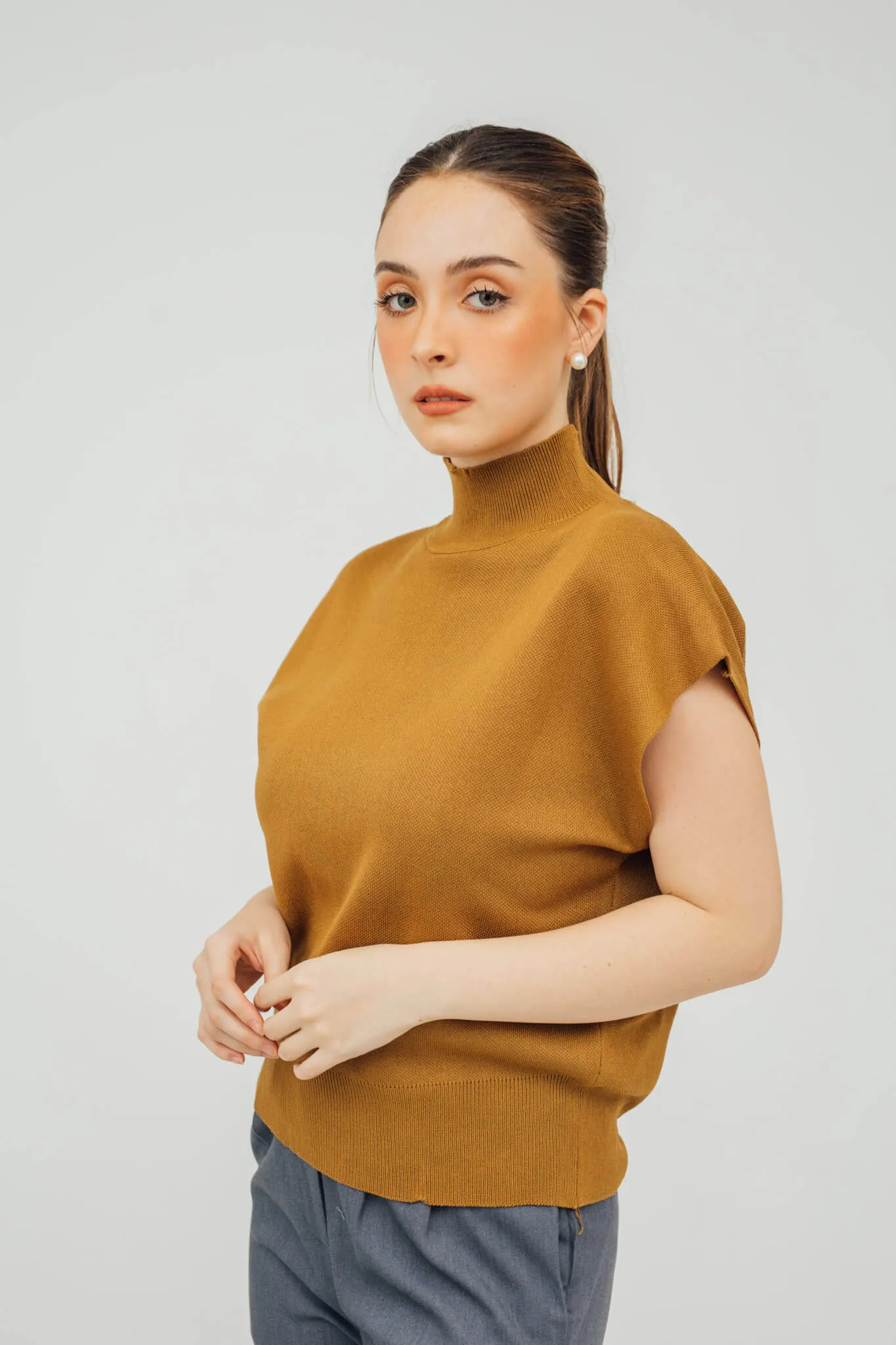 Karlie Turtleneck Knit Top