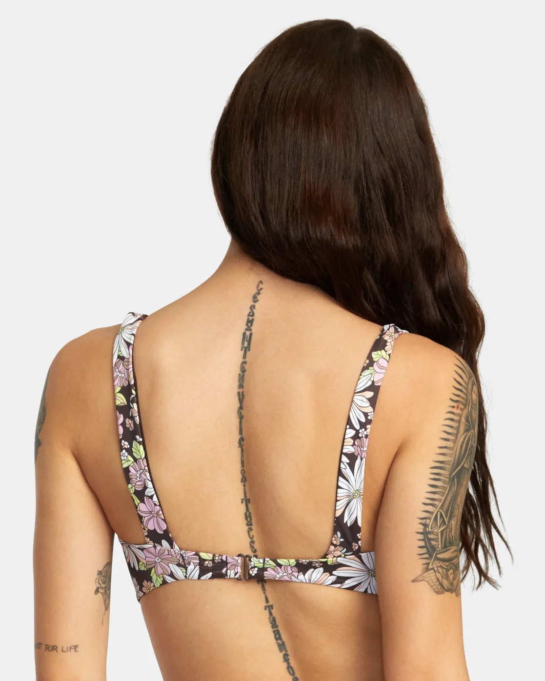 Lemonade Corset Crop Top Bikini Top - Java