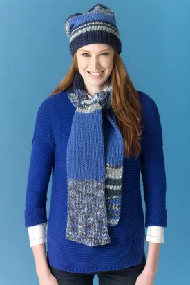 Level 2 - Easy Knit Scarf & Hat - Version 5