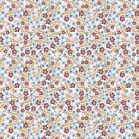 Little Flowers-Organic cotton jersey-White