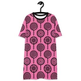 LOLLY pink - T-shirt dress