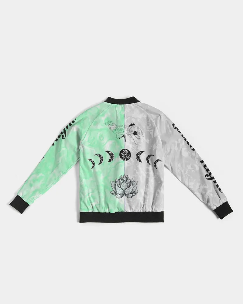 Lotus Night Women's Bomber Jacket
