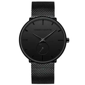 Lucas Classic Men Watch With Black Milanese Strap