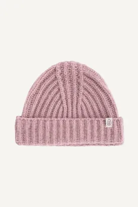 Maia Pink Recycled Wool Beanie