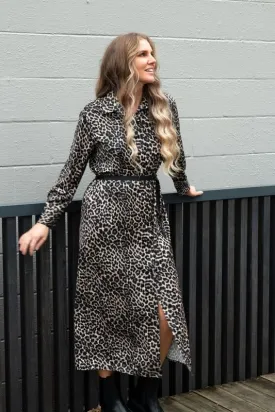 Maya Dress - Purrfect Leopard