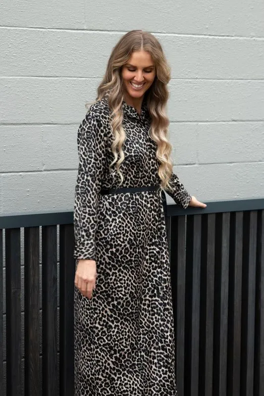 Maya Dress - Purrfect Leopard