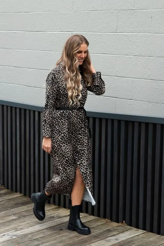 Maya Dress - Purrfect Leopard