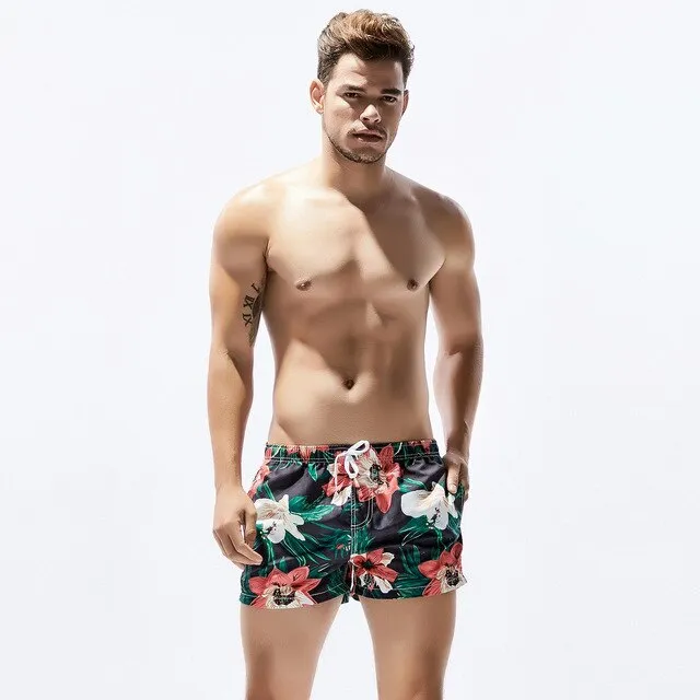 Men Swimwear Swim Shorts Breathable