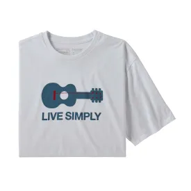 Mens Live Simply Guitar Responsibili-Tee