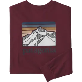 Men's Long-Sleeved Line Logo Ridge Responsibili-Tee