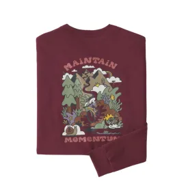 Mens Long-sleeved Maintain Momentum Pocket Responsibili-tee