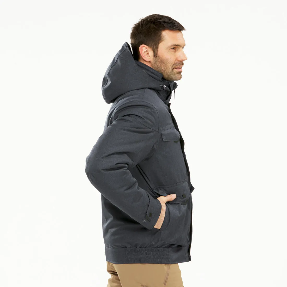 Men’s Waterproof Winter Hiking Jacket SH100 X-Warm -10°C