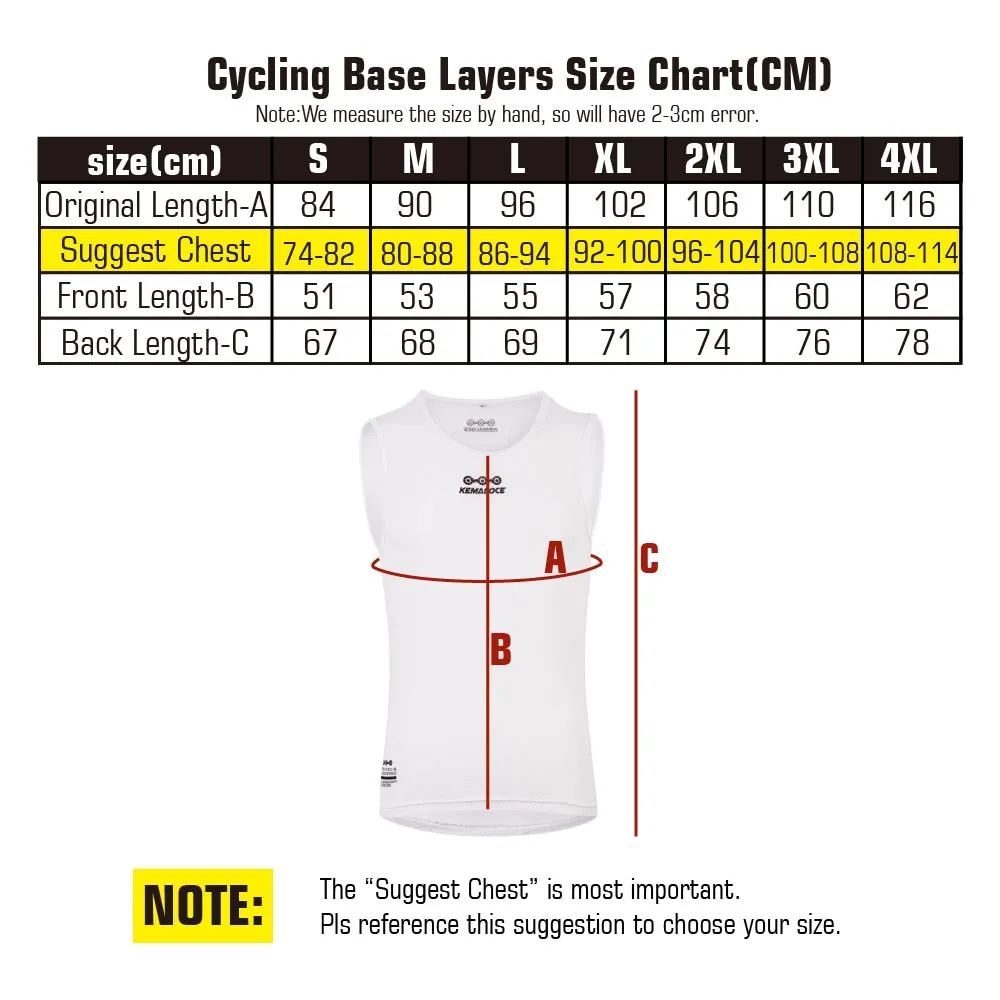 Mesh Breathable Quick Dry Cycling Base Layer