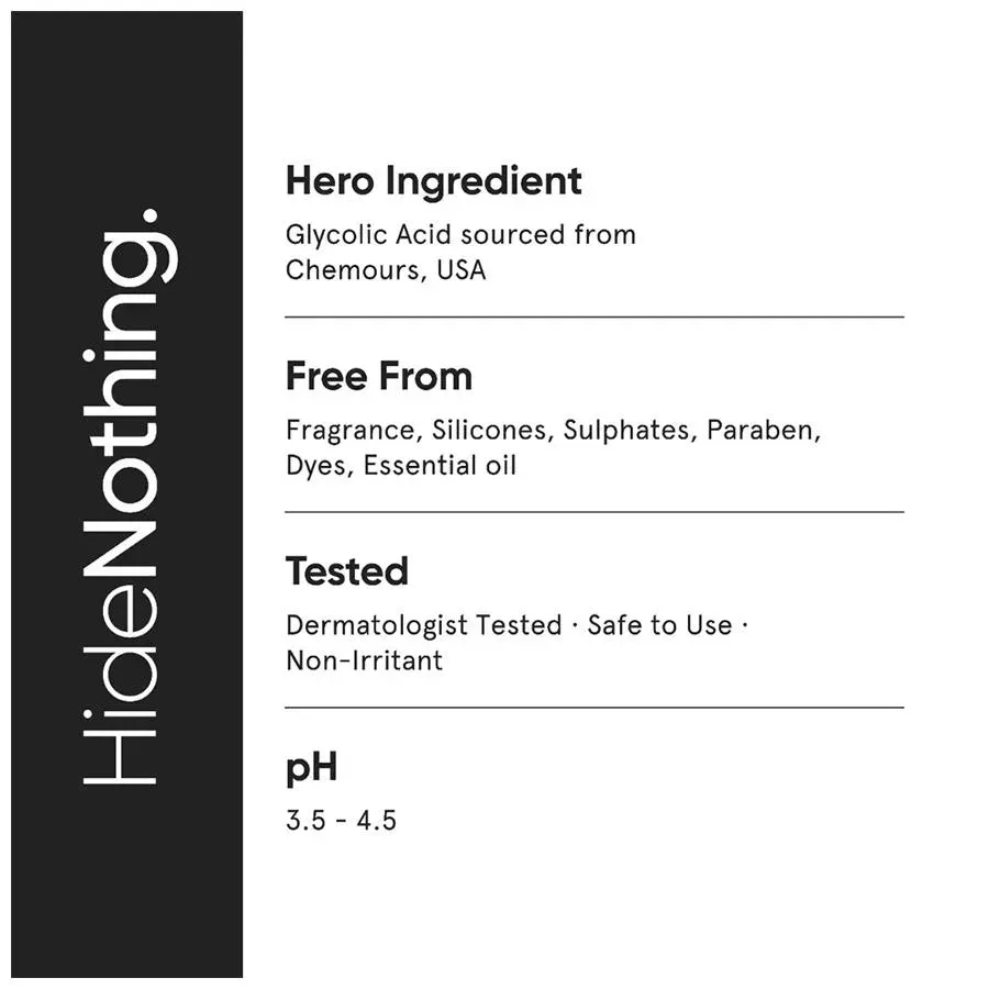 Minimalist Alpha Lipoic  Glycolic 07% Cleanser Brightens & Smoothens Skin 100ml